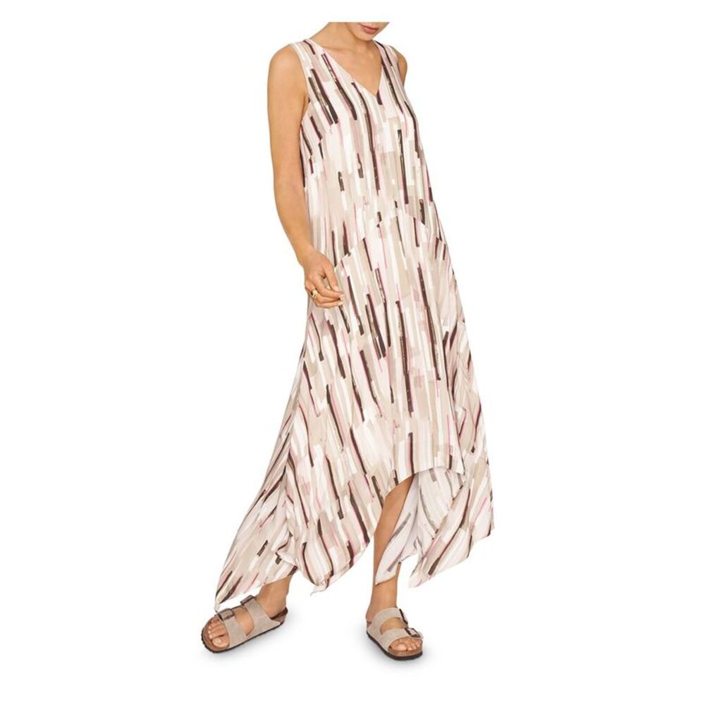 B NEW YORK Womens Shift Maxi Dress Sleeveless V Neck